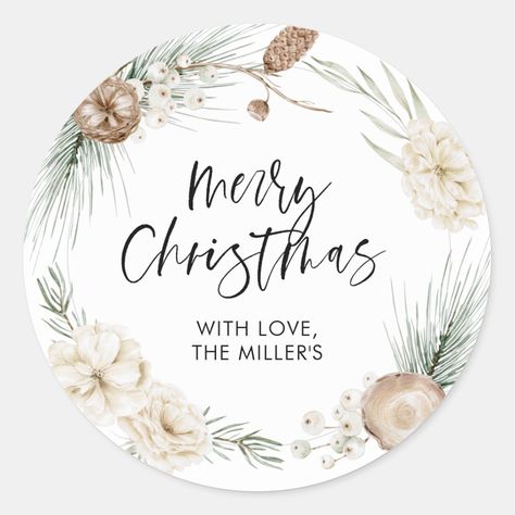 Cake Styling, Xmas Art, Gift Labels Christmas, Gift Label, Merry Christmas Gift, Christmas Labels, Married Christmas, Merry Christmas Gifts, Greenery Wreath