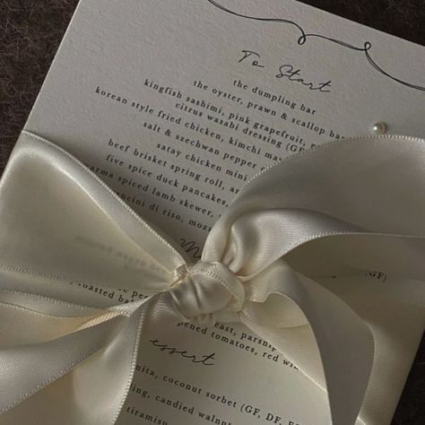 lines on linen on Instagram: "Aleksandra & Daniel. 09 March 2024.  Bespoke Menu + Personalised Ribbon Places." Personalised Ribbon, Menu Wedding, Ribbon Wedding, Linen Ribbon, Personalized Ribbon, Wedding 2024, March 2024, Wedding Stationary, Wedding Menu