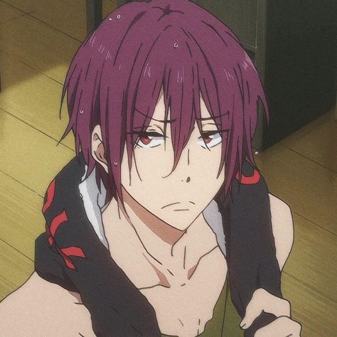 Rin Matsuoka Icon, Rin Free, Free! Rin, Matsuoka Rin, Creepy Gif, Rin Matsuoka, Free Eternal Summer, Splash Free, Free Iwatobi Swim Club