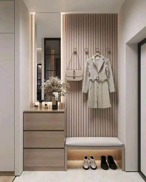 Home Hall Design, Hallway Designs, Hallway Design, 아파트 인테리어, Hall Decor, Hall Design, Home Entrance Decor, Home Design Living Room, Decor Home Living Room