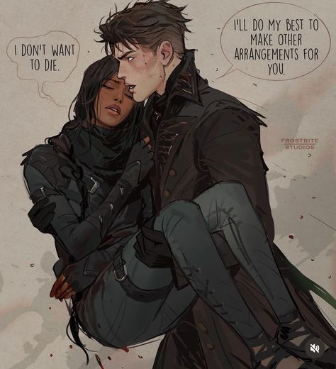 Frostbite Studios Six Of Crows, Frostbite Studios, Kaz Inej, Six Of Crows Characters, Crow Club, Crow Books, Grisha Verse, The Grisha Trilogy, Film Anime