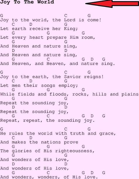 Joy To The World Chords Piano And Lyrics Joy to the world! The Lord is come, Let earth receive her King, Let every heart prepare Him room, And heaven and nature sing, ~And heaven and nature sing, And heaven, and heaven, and nature sing, #joytotheworldlyrics #joytotheworldchordspiano #joytotheworld Joy To The World Lyrics, Let Earth Receive Her King, Prepare Him Room, Chords Piano, English Song Lyrics, Her King, Christmas Vignettes, Celtic Woman, Church Events