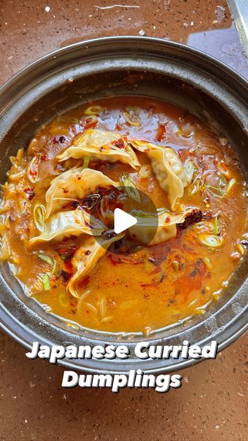 Seema Pankhania on Instagram: "Japanese Curried Dumplings I could eat dumplings every night and this one is really something special. You can get the Japanese curry blocks from most big supermarkets or any asian supermarket! Serves 2: recipe: 16 frozen dumplings 2 onions 1/2 tsp chilli flakes 1 tbsp mirin 2 Japanese curry blocks 400ml dashi (or veg stock) 2 tbsp soy sauce To serve 1 tbsp chilli oil 2 spring onions, finely sliced Thinly slice the onions and add to a pan with a big plug of oil. add the chilli flakes and a big pinch of salt, cook until translucent. Add in the mirin and dashi and bring to a bubble. Crumble in the curry blocks (I used a tea strainer to prevent clumps forming!) and mix well. Add in the frozen dumplings and cover with a lid. Allow to cook for Seema Pankhania, Asian Supermarket, Veg Stock, Curry Udon, Best Dumplings, Frozen Dumplings, Chilli Oil, Japanese Curry, Spring Onions