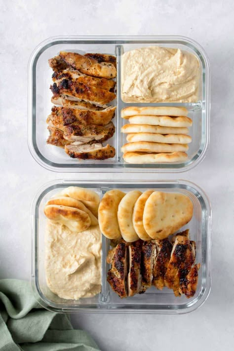 Easy Meal Prep No Cook, Chicken And Hummus Meal Prep, Meal Prep For Healthcare Workers, Health Lunch Meal Prep Ideas, Balanced Lunches For Work, Healthy Lunch Bento Box Ideas For Adults, Simple Lunch Meal Prep For The Week, Healthy Meals To Take To Work, Healthy School Meal Prep