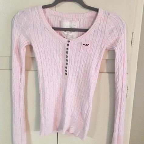 Womens Henley, The Cardigans, 2000s Clothes, Henley Sweater, Hollister Sweater, 2000s Fashion Outfits, S Crew, 가을 패션, 2000s Fashion