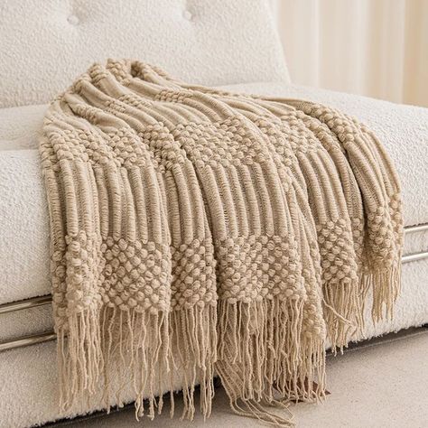 🗼ITEM: Boho Knitted Sofa Blanket 🗼PRICES: •4ft * 7ft (127cm x 230cm): 30,000 Naira 🗼PRODUCT DETAILS Material: Acrylic •Applicable Scene: Picnic, Sofa, Dining, Receptions, Hotel Rooms. 🗼Delivery takes a week after purchase. 🗼Pickup option is available after the arrival of products. #interiordecor #interiordesign #decor #ornament #homefurnishing #chivido2024 #canvas #artwork #mural #art #homedecor #canvasprints #urbaninteriorsng #affordablehomedesign Black Room Aesthetic, Fairycore Room, Luxury Farmhouse, Blanket With Tassels, Room Decor Alternative, Checkered Decor, Textured Throw Blanket, Light Academia Room Decor, Sofa Dining