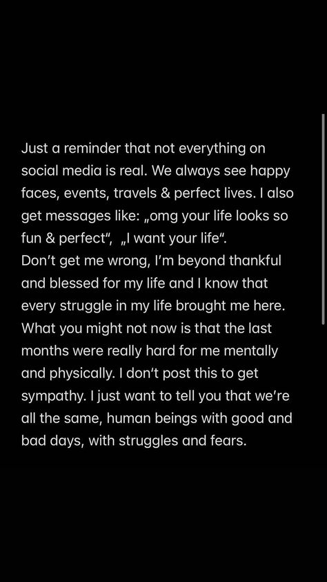 Social Media Fake Life Quotes, Social Media Fake Life, Fake Life Quotes, Fake Life, Media Quotes, Thankful And Blessed, Just A Reminder, Baddie Quotes, Perfect Life