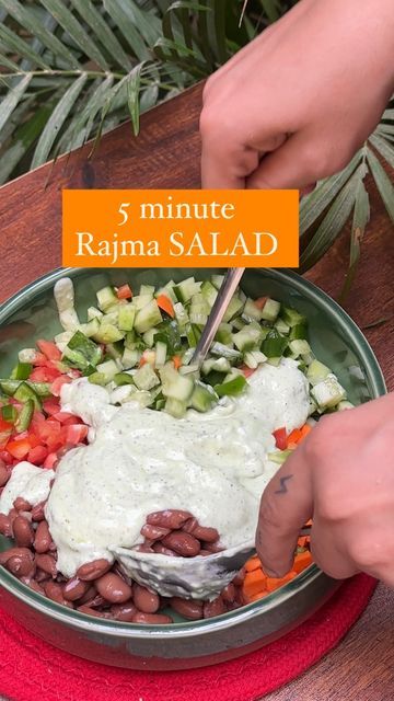 Rajma Salad Recipe, Quick Meal, Fresh Ingredients, Salad Recipe, Easy Recipe, Diwali, Salad Recipes, Healthy Eating, Chef