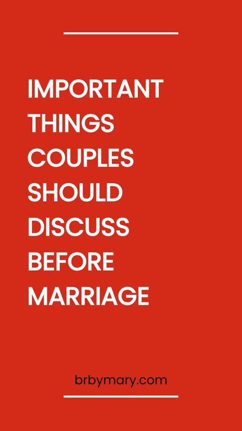 Before saying 'I do,' it's crucial for couples to have open and honest discussions about important topics to set a strong foundation for their marriage. Here are key Important Things Couples Should Discuss Before Marriage. Important Topics To Discuss Before Marriage, Important Questions Before Marriage, Discussions Before Marriage, Questions You Should Ask Before Marriage, What To Discuss Before Marriage, What To Ask Before Marriage, How To Prepare For Marriage, Things To Ask Before Marriage, Conversations To Have Before Marriage