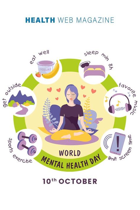 October 10th Mental Health, World Mental Day 10 October, Mental Awarness Poster, Good Health And Well Being Poster, World Mental Day, Basic Life Support Training, Medical Camp, Global Mental Health, Mental Health Awareness Day