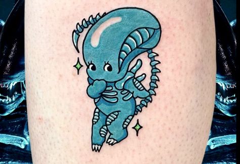 Scary Tattoo Ideas, Kewpie Tattoo, Tarot Tattoo, Planet Tattoos, Flash Ideas, Scary Tattoos, Alien Tattoo, Gothic Tattoo, Mermaid Tattoos