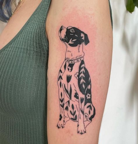 Corgi Tattoo, Dog Portrait Tattoo, Bite Mark, Tattoos Instagram, Pitbull Tattoo, Tattoos For Dog Lovers, Tatoo Inspiration, Tattoo Aesthetic, With Girlfriend