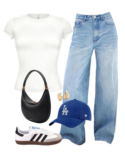 Baseball game outfit ideas for the girlies going to support their favorite teams! 🥰 Which outfit idea is your favorite? 🔎 Heaven Corset Top, Mika Bodysuit, Bianca Basic Top, Mona Bodysuit, Isela Crop Top 🏷️ Women’s baseball game outfit ideas. Baseball game outfit inspo. What to wear to a baseball game. Cute baseball game outfit Baseball Theme Outfit Women, White Sox Outfit Women, What To Wear To A Basketball Game, Phillies Game Outfit, Cute Baseball Game Outfit, White Sox Outfit, Baseball Game Outfit Ideas, Baseball Game Outfit Women, Soccer Fits