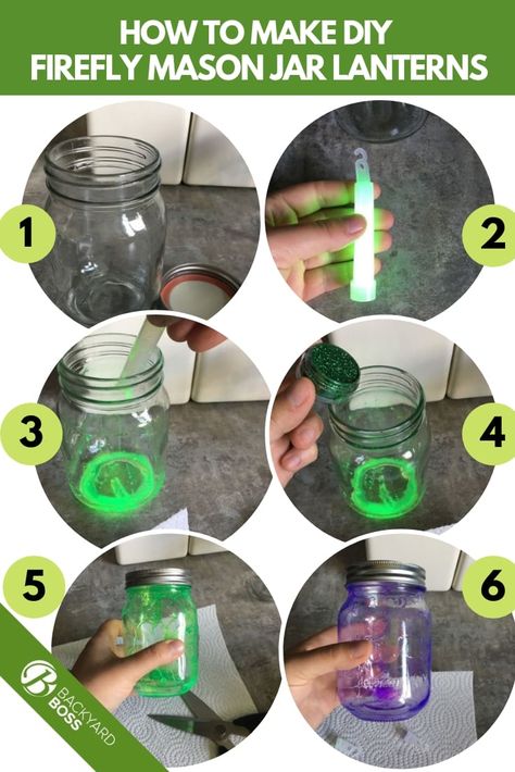 Are you looking for an easy do it yourself project that will help you beautify your lawn and garden? With a few basic supplies and some mason jars, you can craft magical firefly lanterns that will have the whole neighborhood asking how you did it and that will turn your outdoor space into a lantern lit wonderland. Take a look at these easy steps. #masonjarlanterns #gardendlawndecor #masonjarart #diylanterns Easy Mason Jar Crafts Diy, Backyard Boss, Backyard Crafts, Mason Jar Art, Fireflies In A Jar, Diy Science Experiments, Mason Jar Lanterns, Lantern Craft, Gardening Diy