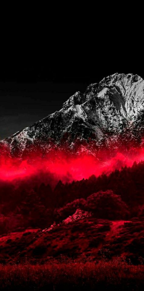 Mysterious Wallpaper Dark, Wallpaper Dark Red, Wallpaper Background Aesthetic, Red And Black Wallpaper, Red Forest, Dark Red Wallpaper, Dark Wallpapers, Nature Iphone Wallpaper, Iphone Wallpaper Landscape