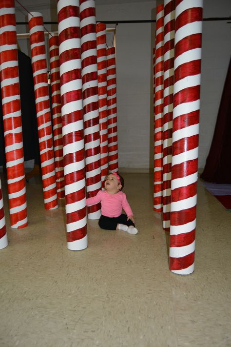 peppermint forest game Candyland Peppermint Forest, Peppermint Forest Decorations, Peppermint Forest, Candy Cane Forest, Uno Party, Land Ideas, Christmas Parade Floats, Infant Classroom, Grinch Christmas Decorations