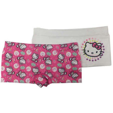 Hello Kitty Girls Seamless Boyshorts, 2 Pair, Assorted Hello Kitty Boxers, Boxers For Girls, Boy Shorts, Christmas List, Hello Kitty, Shoe Accessories, Kitty, Christmas, Quick Saves