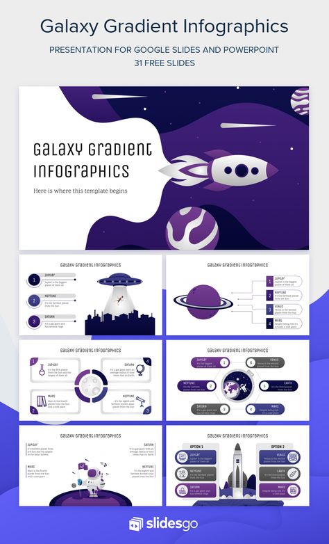 Space Presentation Design, Space Presentation, Galaxy Gradient, Space Graphic Design, Space Template, Powerpoint Tutorial, Powerpoint Slide Designs, Galaxy Theme, Powerpoint Design Templates