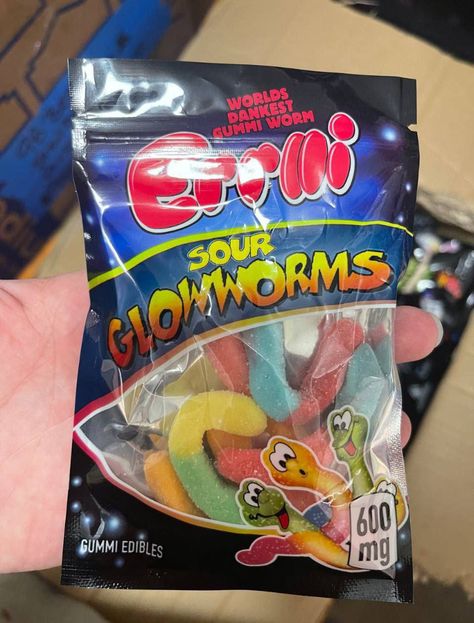 Edible Weeds, Gummy Worm, Gummy Worms, Pops Cereal Box, Gum, Candy