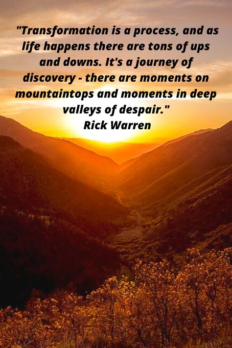 This quote by Rick Warren reminds me that life isn't always going to be easy but the struggles make the rewards more valuable. Purpose Driven Life Quotes, Rick Warren Quotes, Transformation Quotes, Rick Warren, Purpose Driven Life, Purpose Driven, Life Happens, Life Quotes, In This Moment