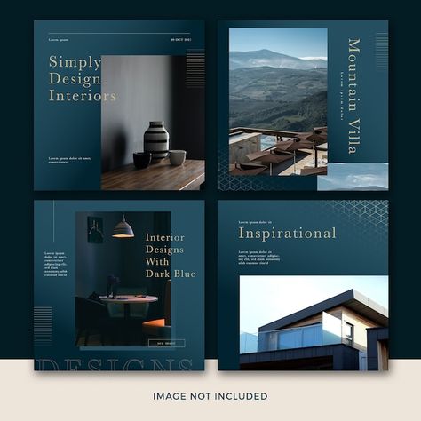 Elegant Social Media Design, Layout Insta, Furniture Social Media, Cover Photo Design, Mass Design, Interior Design Instagram, Social Media Branding Design, Dental Logo, Minimal Furniture