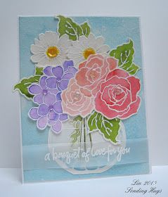 Sending Hugs: .......one more time Build A Bouquet, Stampendous Cards, Stampendous Stamps, Flower Sketches, Sending Hugs, Echo Park, Card Making Inspiration, Easy Paper Crafts, Pop Up Cards