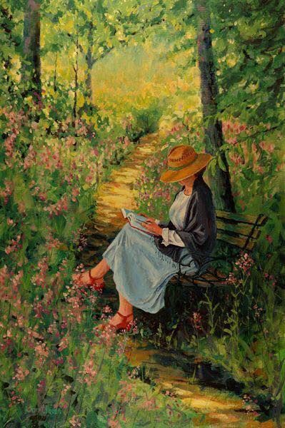 Sitting On A Bench, Bible Text, Jehovah Witness, Women Reading, Reading Art, Love Of Reading, Woman Reading, World Of Books, Reading A Book