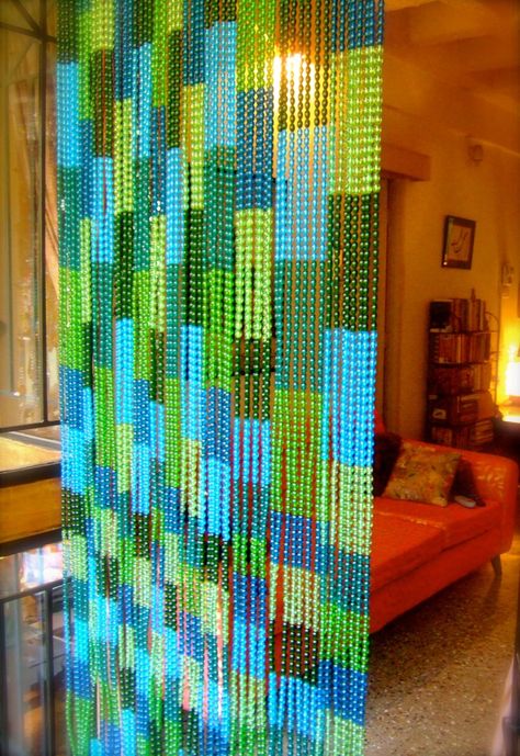 Beaded Curtains | best Quality Beads, Room Dividers, Beaded Partitions Bead Door Curtain Diy, Curtain Interior, Door Curtains Diy, Beads Curtain, Curtains Uk, Beaded Door Curtains, Curtain Room Divider, Curtains Room, Curtain Partition