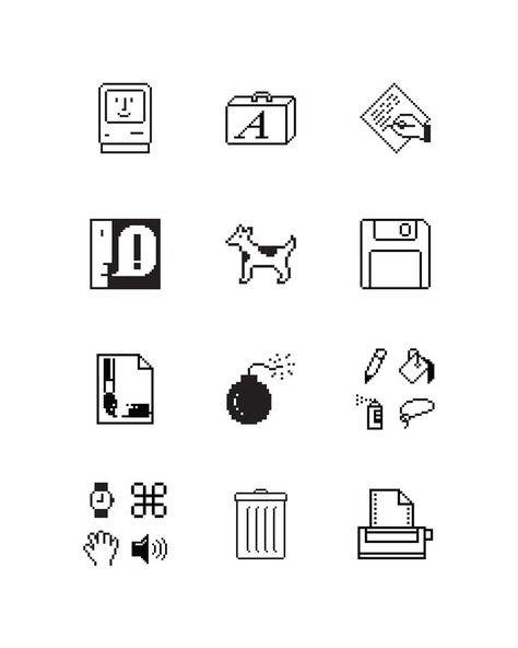 Susan Kare Icons, Susan Kare, Desktop Icons, Lifetime Achievement Award, Computer Icon, Best Icons, Old Computers, Interactive Design, Logo Icons