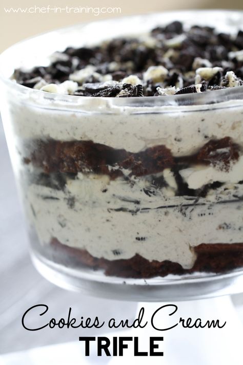 Oreo Trifle, Oreo Treats, Dessert Oreo, Trifle Desserts, Dessert Party, Trifle Recipe, Good Eat, Oreo Cheesecake, Monkey Bread