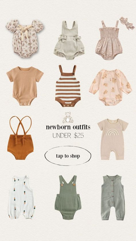 June Newborn Outfits, Amazon Nursery Finds, How To Dress Newborn In Summer, Babyclothing Newborns, Summer Newborn Essentials, Spring Newborn Outfits, Fall Newborn Outfits, Summer Newborn Outfits, Newborn Summer Outfits