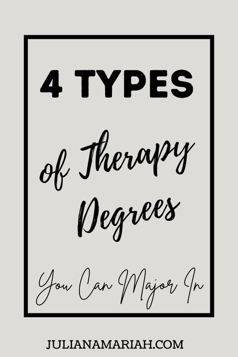 types of therapy degrees Best Careers For Moms, Careers Without A Degree, Becoming A Therapist, Become A Therapist, Types Of Therapy, List Of Careers, Career Ideas, Career Fields, Licensed Therapist