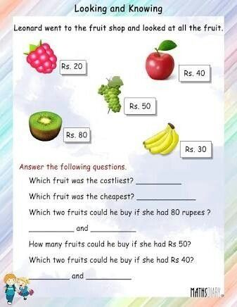 enVision Math Common Core Grade 1 Answer Key Topic 13 Time and Money – Big Ideas Math Answers Money Sums For Grade 2, Data Handling Worksheet For Class 2, Worksheet On Money For Class 1, Data Handling For Grade 2, Data Handling Worksheets Grade 1, Data Handling For Class 1, Money Math Worksheets, Data Handling, Mental Maths Worksheets