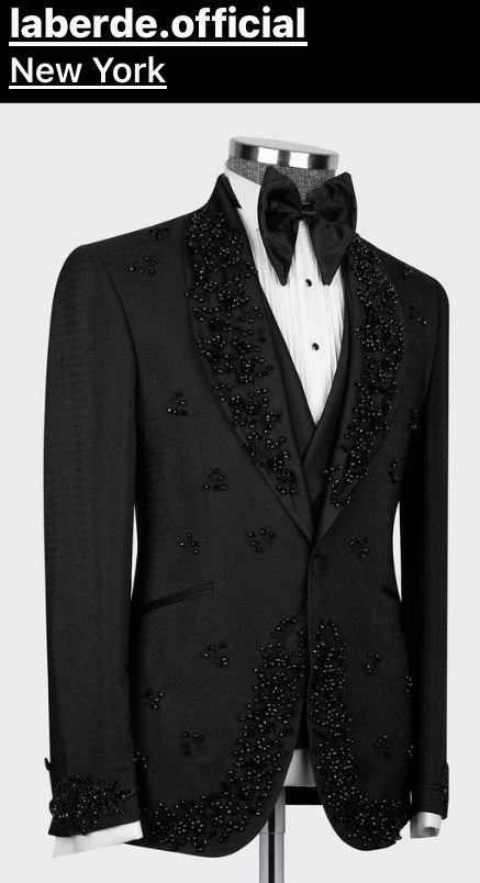 Beaded Suit Men, Best Wedding Suits For Men, Mens Suit Black, Reception Suits, Prom Outfits For Guys, Gents Suits, Best Wedding Suits, Prom Blazers, Prom Suit