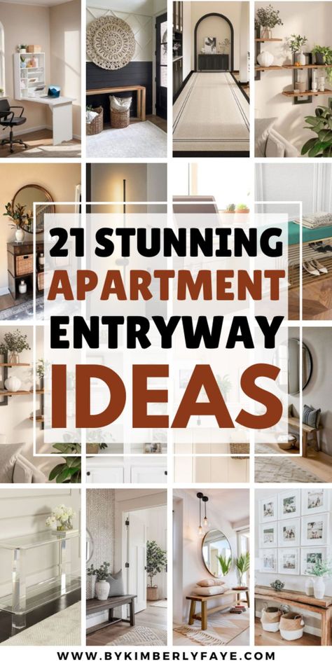 Stunning Entryway Apartment Ideas Guaranteed to Make Your Space Look Bigger Entryway Apartment Ideas, Apartment Ideas Small Spaces, Small Apartment Entryway Ideas, Tiny Entryway Ideas, Apartment Entryway Ideas, Creative Entryway, Small Apartment Entryway, Entryway Apartment, Tiny Entryway