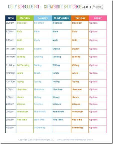 Top 8th Grade Homeschool Curriculum Picks Preschool Schedule, School Prep, School Schedule, Homeschool Schedule, Petite Section, Homeschool Planning, Tot School, Homeschool Organization, Preschool Curriculum