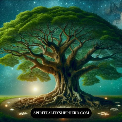 🌳✨ Discover the mesmerizing journey of the Tree of Life! This ancient symbol transcends cultures, representing interconnectedness, growth, and the eternal cycle of life. From Kabbalah to Norse mythology, its roots run deep, uniting us all. Are you ready to unlock its profound spiritual meanings and explore how it can inspire your daily life? 🌌💫 

Like this post if you're intrigued and follow our account for more enlightening content! 🌿💖 Tree Of Life Spiritual, Tree Of Enlightenment, Tree Spirituality, Tree Spiritual Art, Spiritual Meaning Of Trees, Tree Of Life Meaning, Cycle Of Life, Tree Roots, Spiritual Enlightenment