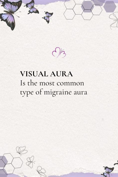 👁️ Visual aura, the most common migraine type, varies in appearance and duration among patients and even within the same individual. Lasting 5 to 60 minutes before the main attack, it may affect one or both eyes. Symptoms stem from either the brain (seen with closed eyes) or the eye (seen in one eye only), as per the American Migraine Foundation.

Watch the video for insights and information! https://www.youtube.com/watch?v=V0WBg3RvbPk&list=PLt1S7yFLuZXNehFfBuv3LSc-Dl5WkQjm6

#chronicmigraine Migraine Tips, Getting Rid Of Migraines, Types Of Migraines, Migraine Aura, Chronic Migraines, Health And Fitness Magazine, Low Blood Sugar, Headache Relief, Migraine Headaches