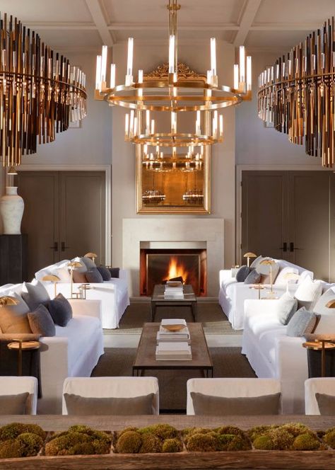 This CEO's Napa Home is Like Living in a Restoration Hardware Catalog Restoration Hardware Living Room, Restauration Hardware, Restoration Hardware Lighting, Diy Esstisch, Interior Light Fixtures, Restoration Hardware Home, Rh Modern, Modul Sofa, Interior Modern