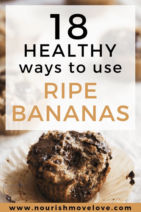 Very Ripe Banana Recipes Healthy, Healthy Recipes Ripe Bananas, Recipes With Three Ripe Bananas, Healthy Dessert With Ripe Bananas, Browned Banana Recipes, Bannan Recipes Healthy, Use Up Bananas Healthy, Healthy Recipe With Ripe Bananas, Ways To Use Up Ripe Bananas