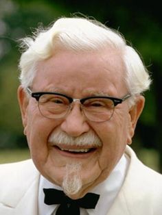 Kentucky Fried Chicken on Pinterest | Kfc, Fried Chicken and Kentucky Kentucky Fried Chicken, Colonel Sanders, Celebrity Recipes, Kentucky Fried, My Old Kentucky Home, Thanks For The Memories, Wearing Glasses, Real Life Stories, Life Images