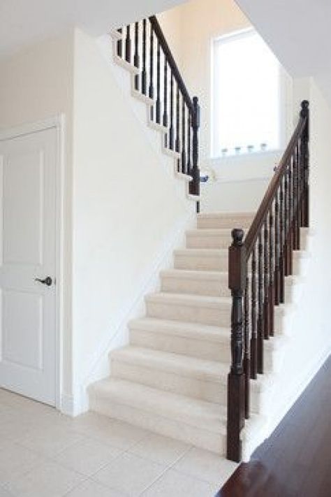 u shaped stairs colonial design - Google Search #stairs #stairs #window Stairs Decor Ideas, Stair Idea, Internal Stairs, U Shaped Stairs, L Shaped Stairs, U Shaped Staircase, Stair Layout, Closet Under Stairs, Farmhouse Stairs