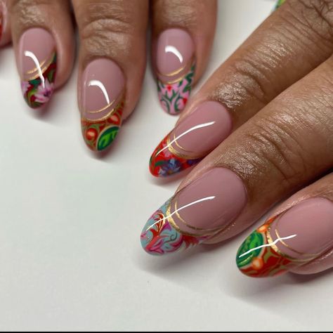 #nails #nailsart #nailsofinstagram #naildesign #nailsonfleek #nailstagram #nailsoftheday #nailartdesign #nailsalon #nailsacrylic #nailsinspiration #nails2022 #nigeria … Floral Nails Designs, Quilted Nails, Vintage Nail Art, Amazon Clothing Finds, Almond Shaped Nails Designs, Cute Almond Nails, Clothing Finds, Amazon Clothing, Art Deco Nails