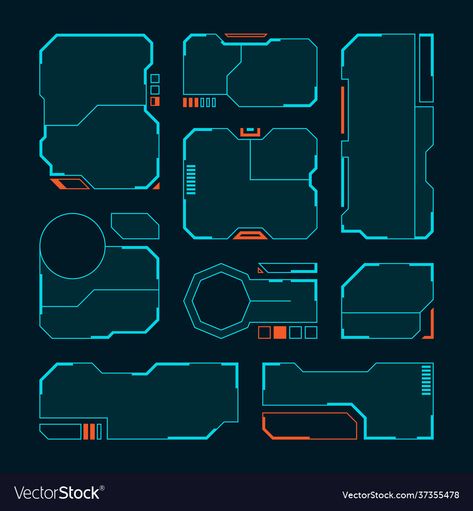 Gaming Template Design, Cyberpunk Layout Design, Futuristic Interface Design, Futuristic Template Design, Futuristic Layout Design, Game Screen Design, Gaming Ui Design, Sci Fi Spaceship Concept Art, Vector Game Art