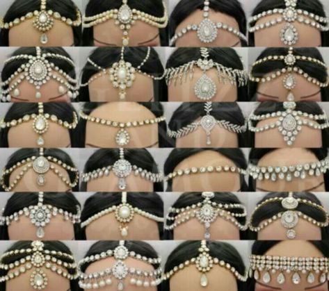 Indian Headpiece, Head Jewellery, Chain Headpiece, Matha Patti, Hair Chains, Headpiece Jewelry, Head Chain, Head Jewelry, Indian Wedding Jewelry