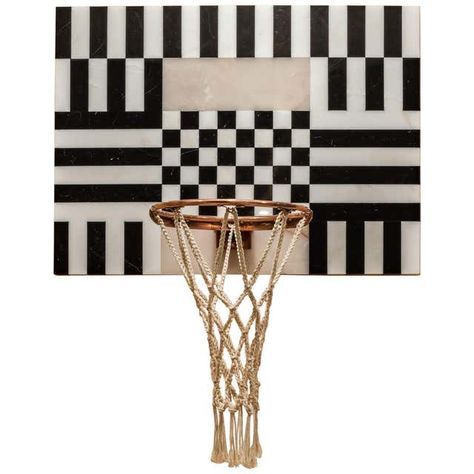 All Items from this 1stDibs Seller Decorative Basketball Hoop, Custom Basketball Hoop, Wall Decor Objects, Basketball Hoop Decor, Mini Game Room, Basketball Hoop Aesthetic, Space Utilization Ideas, Accessories Drawing, Basketball Backboard