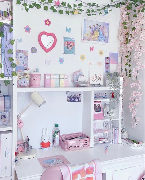 Pastel Room Decor, Store Room, Otaku Room, Pastel Room, Pinterest Room Decor, Study Room Decor, Cute Bedroom Decor, Cute Room Ideas, Pretty Room