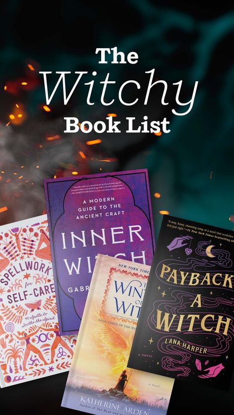 The witchy book list features real-life and fictional witchy women. From novels like Payback's a Witch; A Discovery of Witches; and Practical Magic to essential nonfiction books like Enchantments, a guide to living life magically; Inner Witch, the ultimate guide to witchcraft using the tools of tarot, astrology, and crystals; and The Book of Spells, the perfect beginner’s guide to following the Path, practicing the Craft, and incorporating magic into daily life. Paybacks A Witch, Books For Witches, Best Witchy Books, Books About Witches, Best Books About Witches, Witch Novels, Novels About Witches, Psychic Witch Book, Fantasy Writer