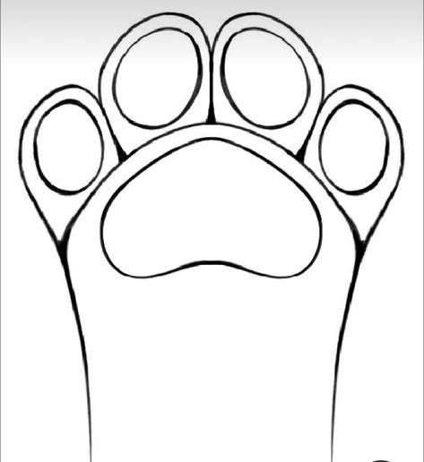 Paw Template, Fursuit Paws, No Credit, Templates Printable Free, Pins, Quick Saves