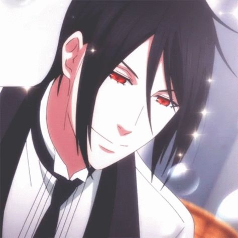 Anime Sebastian GIF - Anime Sebastian BlackButler - Discover & Share GIFs Sebastian Michaelis, The Story, Books Wattpad, Wattpad, Gif, Books, Red, Anime, Black